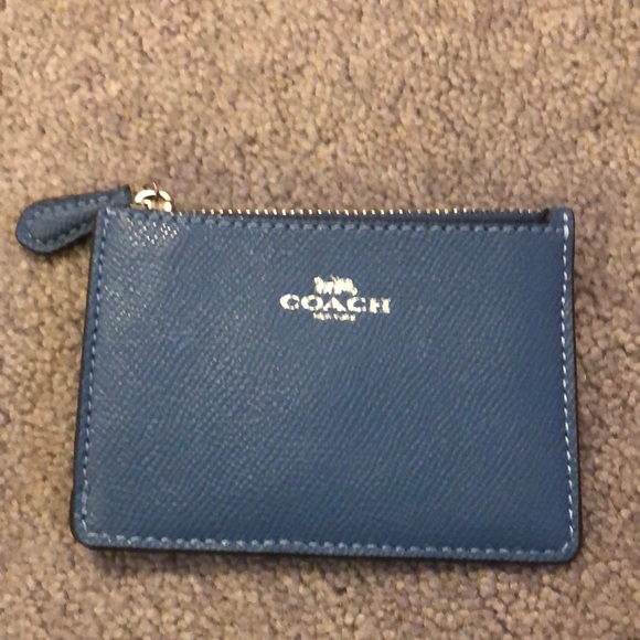 Coach crossgrain leather mini skinny NWT - Picture 1 of 3